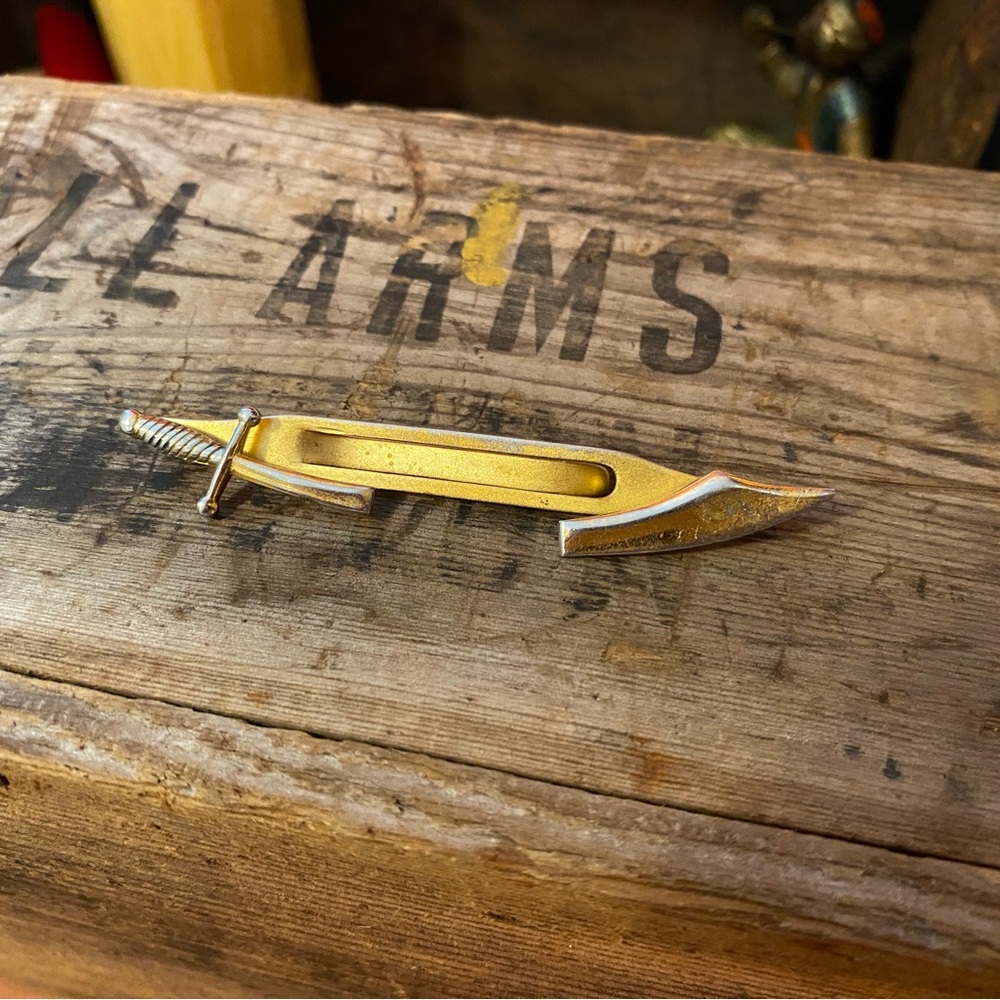 Vintage Sword Tie Clip